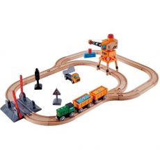 Игровой набор Hape Железная дорога с краном