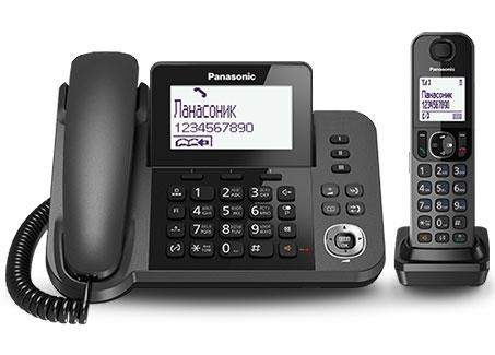 Радиотелефон Panasonic KX-TGF310 RUM АОН + DECT черный